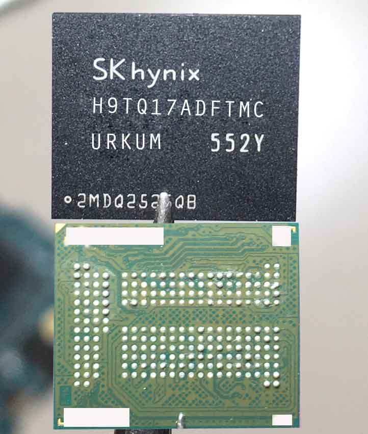 HYNIX-H9TQ17ADFTMC-URKUM-EMMC-RAM-ROM-BGA